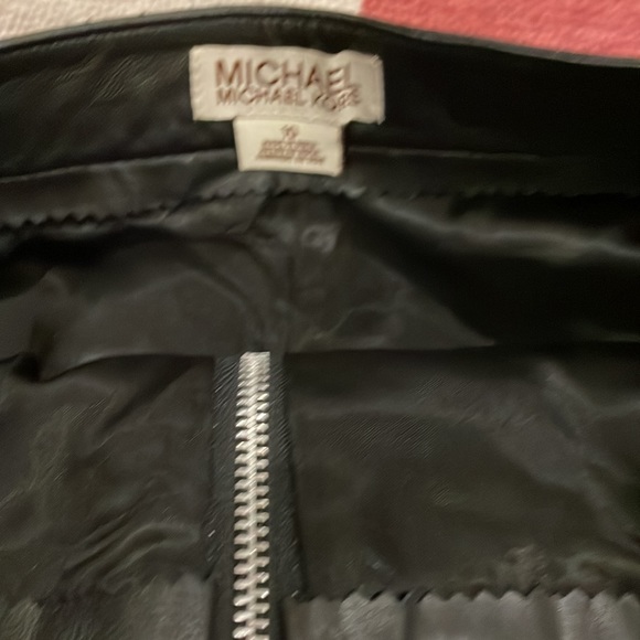 Michael Kors Leather Skirt - Picture 4 of 5